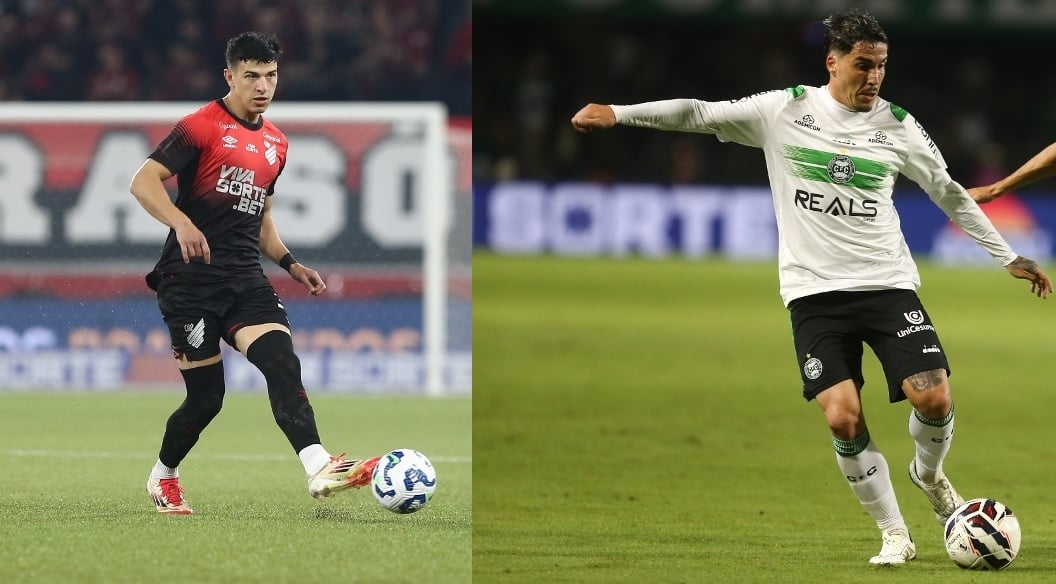 Esquivel, do Athletico, e Josué, do Coritiba: Atletiba 395