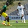 Giovany Herbert, do Athletico Paranaense, em ação pelo Panamá