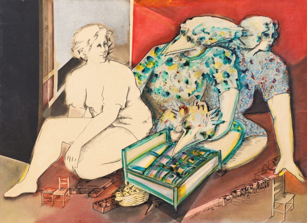 Exposição “Eterno Feminino” de Teca Sandrini – Obra Gratidão é um prazer – Foto Divulgação MON 2
