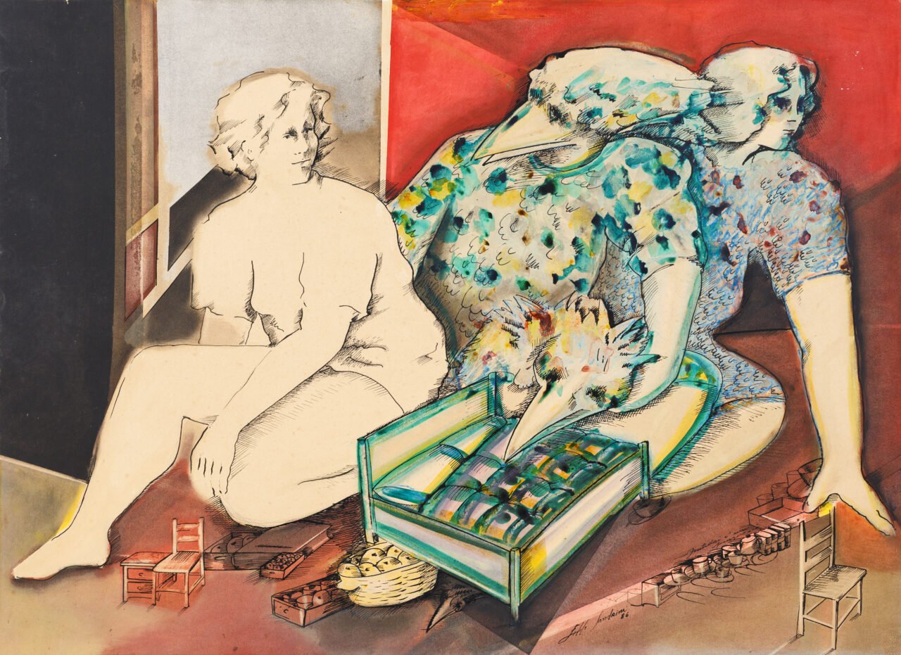 Exposição “Eterno Feminino” de Teca Sandrini – Obra Gratidão é um prazer – Foto Divulgação MON 2