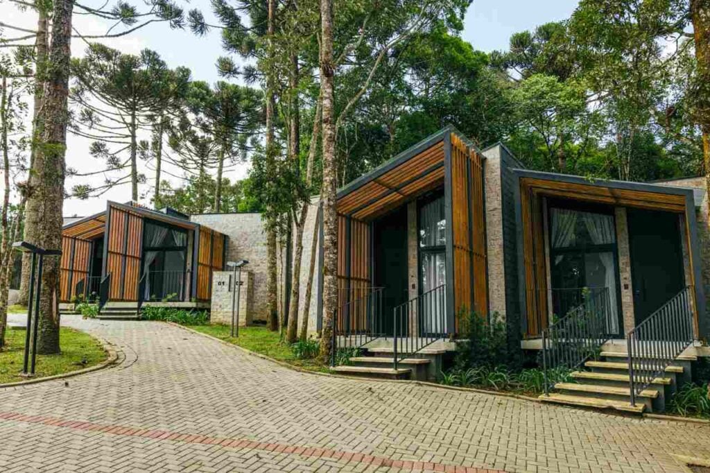 Chalés do hotel Vinícola Araucária by Slaviero (foto mkt Slaviero)