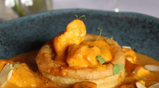Vol au Vent de salmão