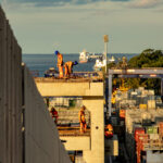 Obras do moegão do Porto de Paranaguá