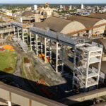 Obras do moegão do Porto de Paranaguá