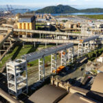 Obras do moegão do Porto de Paranaguá