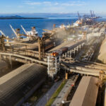 Obras do moegão do Porto de Paranaguá