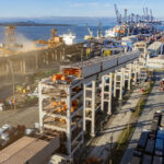 Obras do moegão do Porto de Paranaguá