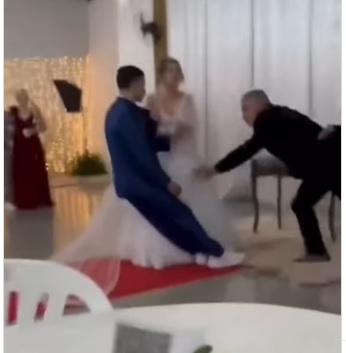noivo desmaia