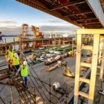 Obras do moegão do Porto de Paranaguá