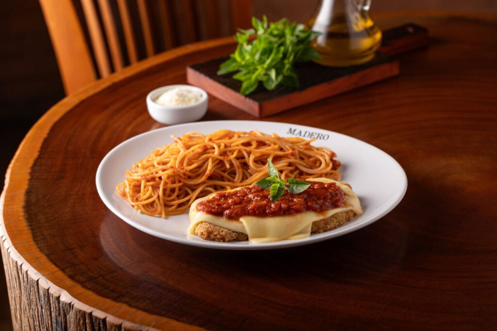 Parmegiana de Fraldinha (Créditos: Divulgação direitos adquiridos pelo Grupo Madero)