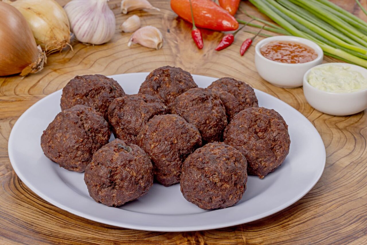 Bolinho de carne bovina do Barbaran (fotos Gean Cavalheiro)