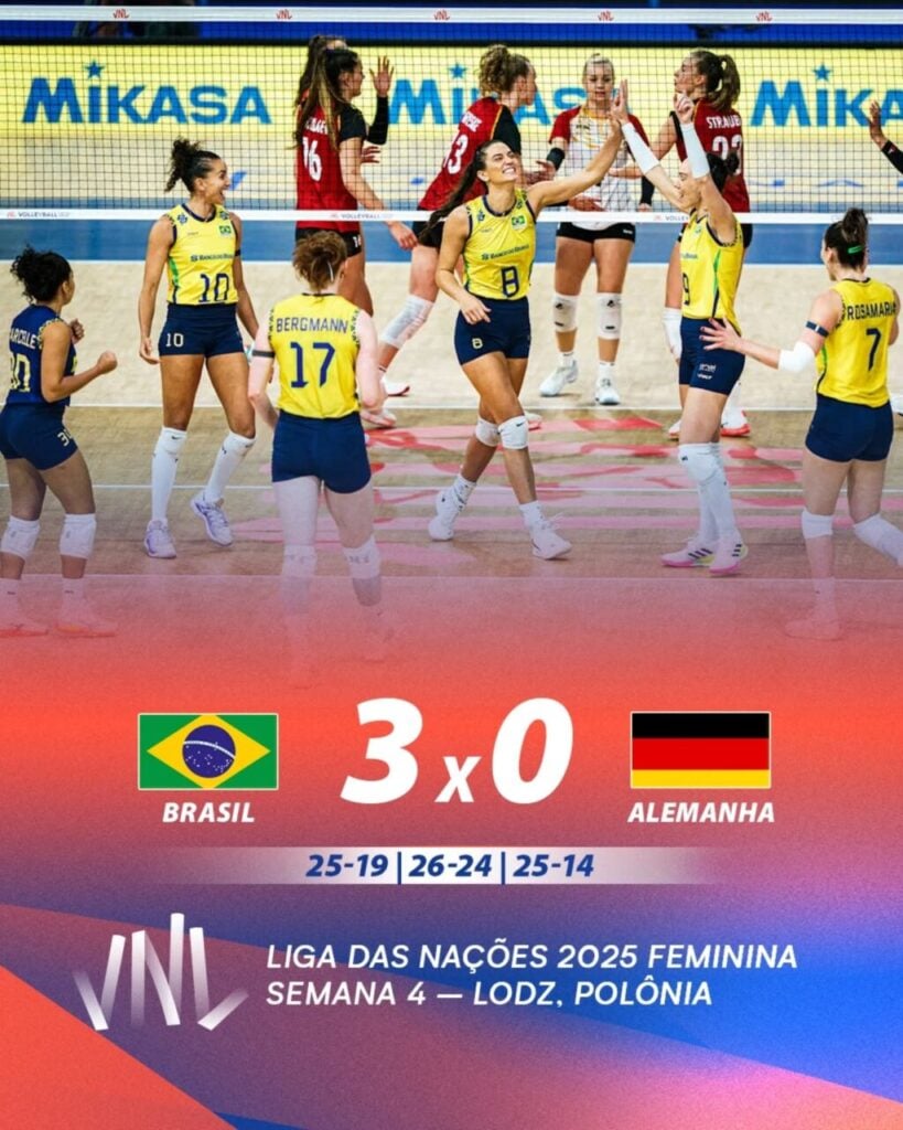 Brasil x Alemanha no vôlei