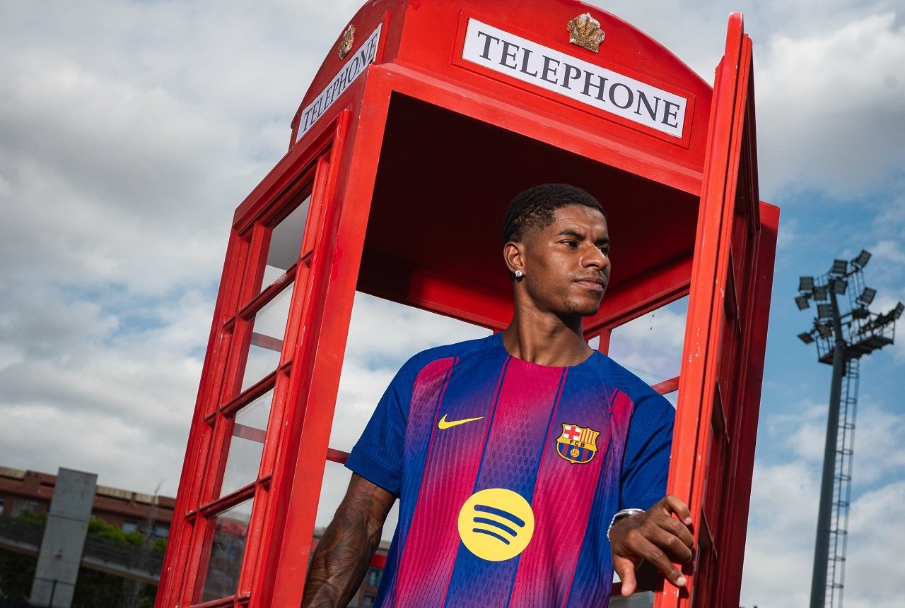 Rashford chega ao Barcelona
