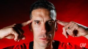 O zagueiro Jual Felipe Aguirre, do Athletico