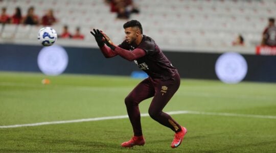 O goleiro Mycael, do Athletico Paranaense