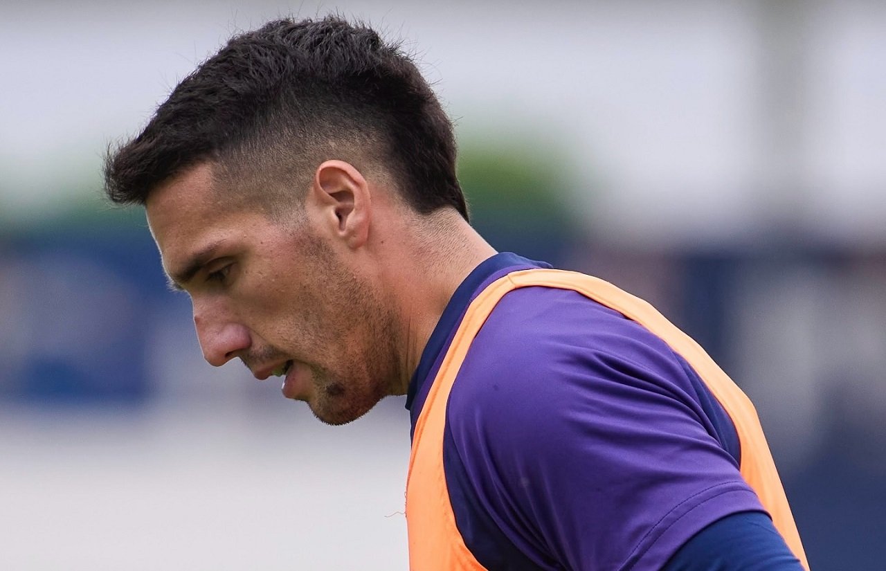 O lateral-direito Gastón Benavídez, do Talleres: rumo ao Athletico