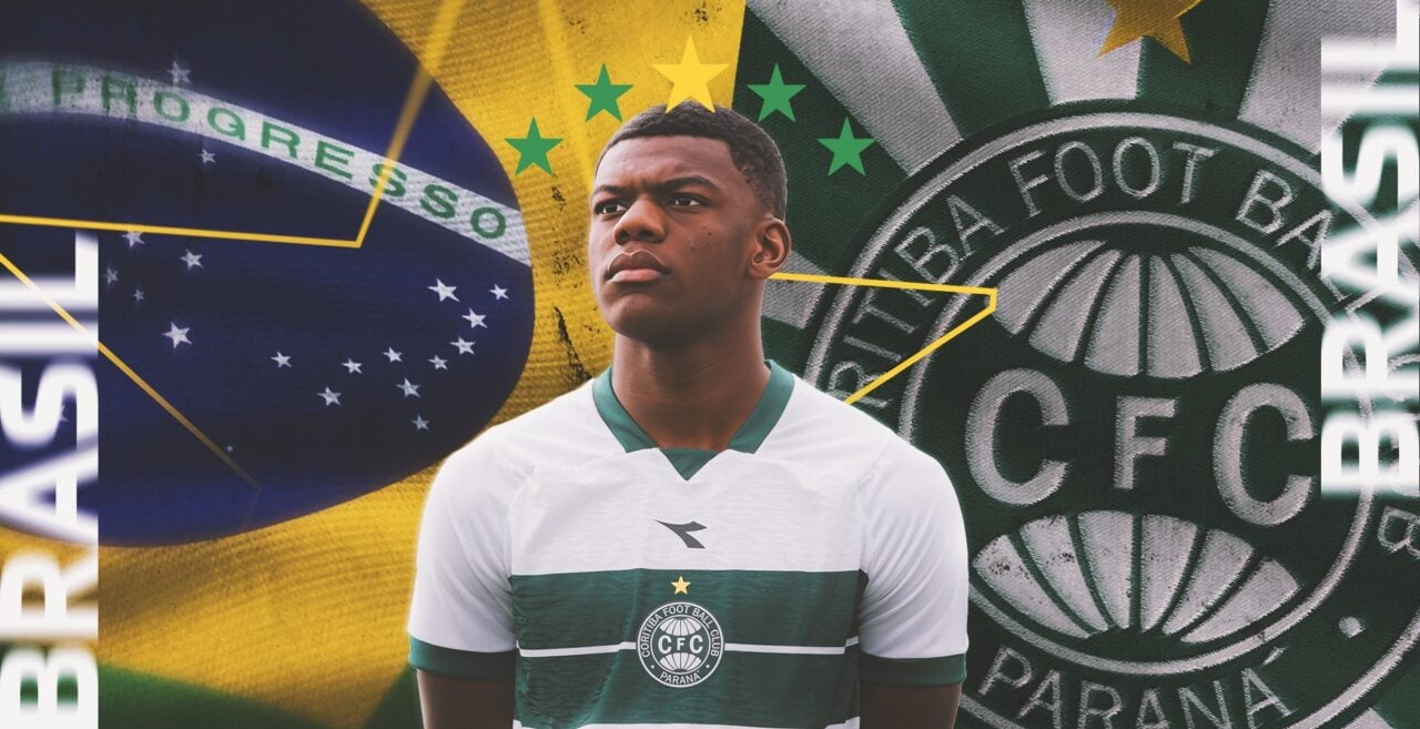 O volante Khensane, do Coritiba