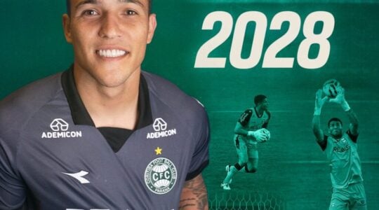 Coritiba anuncia aquisição dos direitos do goleiro Pedro Rangel