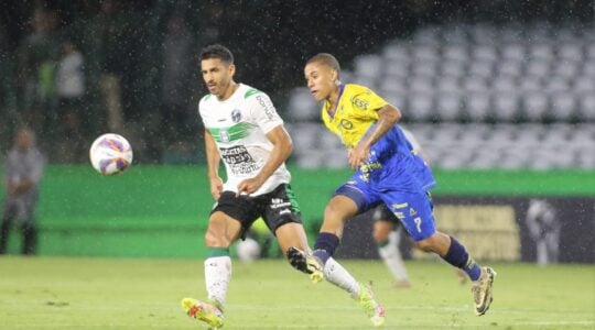 O volante Geovane, do Coritiba