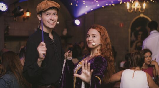Almoço com Escola de Magia (foto Márcio Farias)