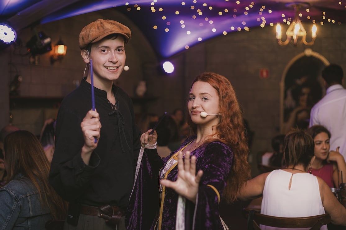 Almoço com Escola de Magia (foto Márcio Farias)