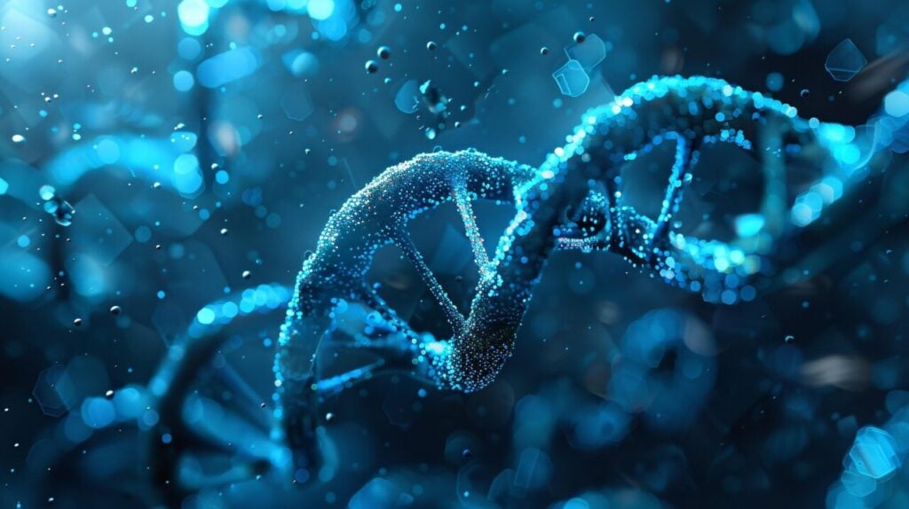 Imagem ilustrativa célula dna humano