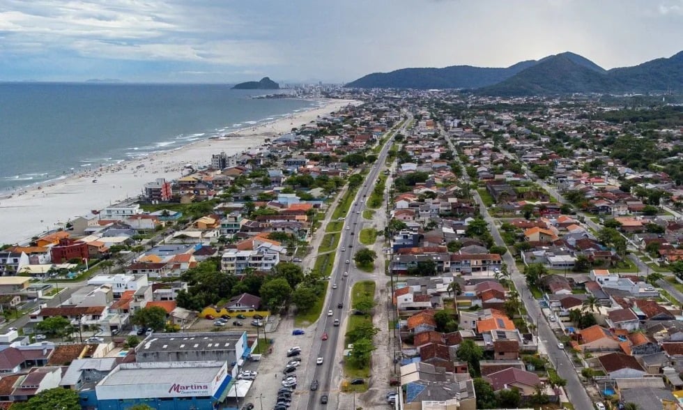 faixa de infraestrutura litoral foto AEN