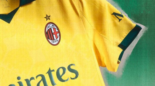 milan verde e amarela