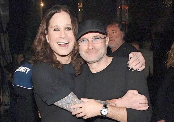 phil collins com ozzy