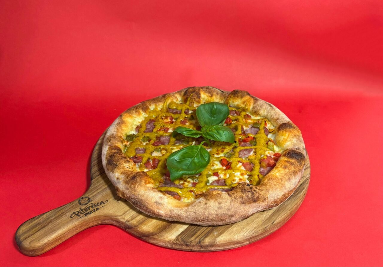 pizza com porco moura