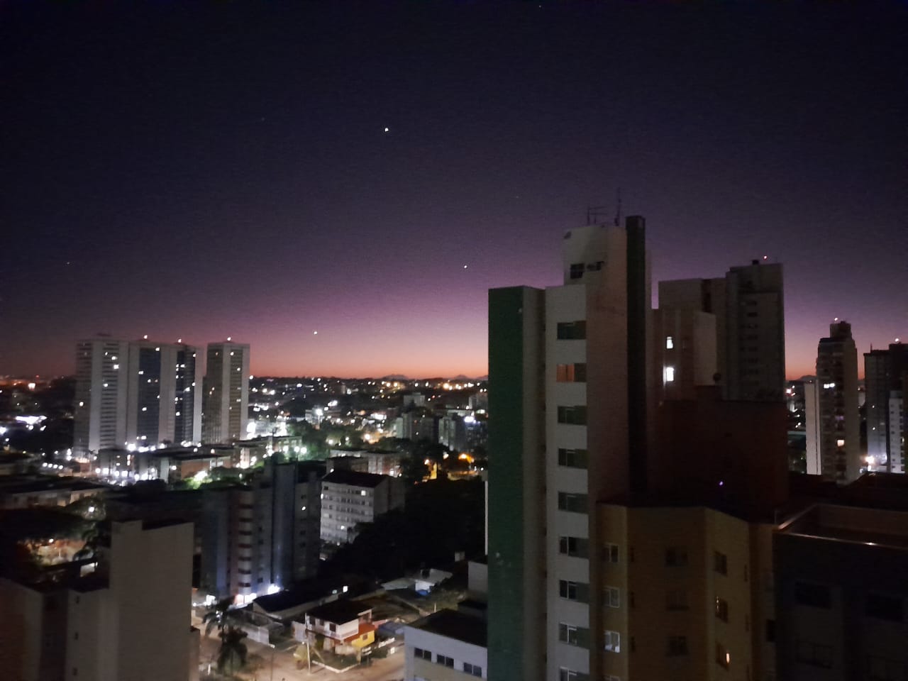 planetas amanhecer