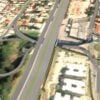 rodovia da uva em concreto