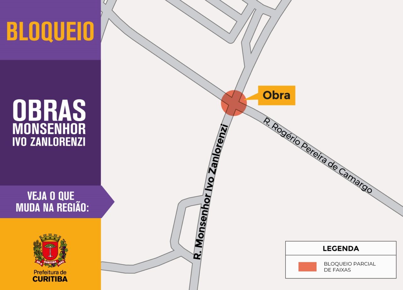 rua bloqueada curitiba