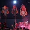 Torcida organizada Os Fanáticos protesta em frente à Arena da Baixada