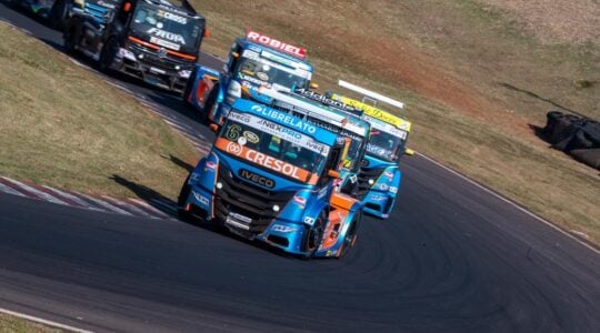 O piloto paranaense Wellington Cirino na Copa Truck