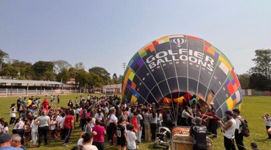 Balonismo – inflamento e voo cativo