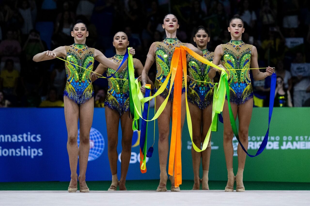 O Conjunto do Brasil de Ginástica Rítmica
