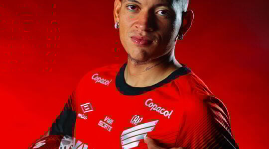 O colombiano Élan Ricardo, do Athletico Paranaense