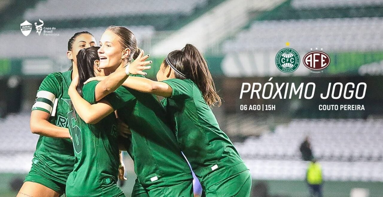 Coritiba x Ferroviária, pela Copa do Brasil de futebol feminino