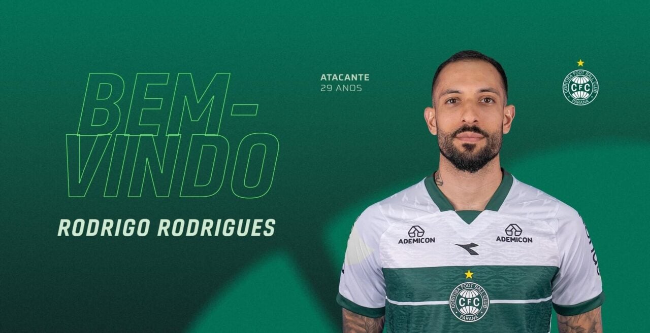 O atacante Rodrigo Rodrigues, do Coritiba