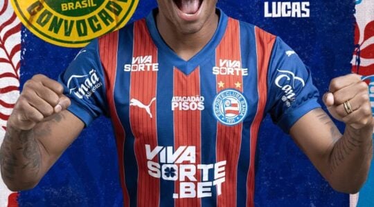 Jean Lucas, do Bahia: convocado por Ancelotti