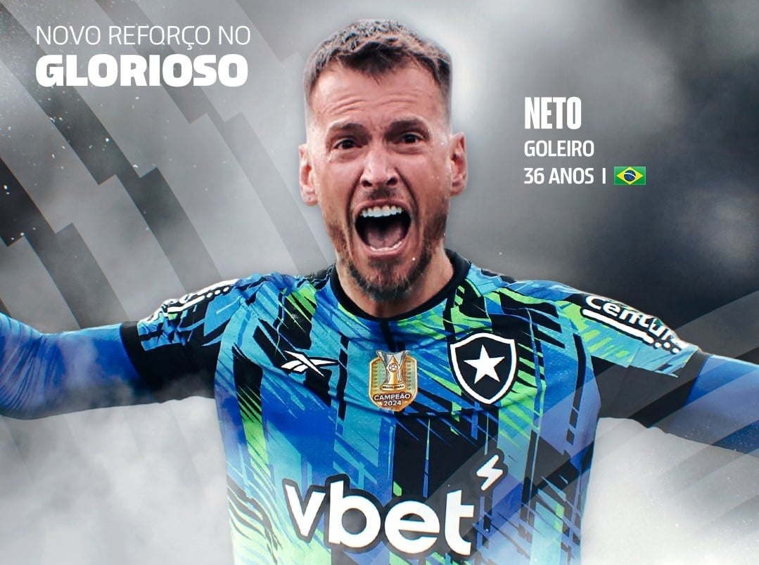 Botafogo anuncia o goleiro Neto, ex-Athletico Paranaense