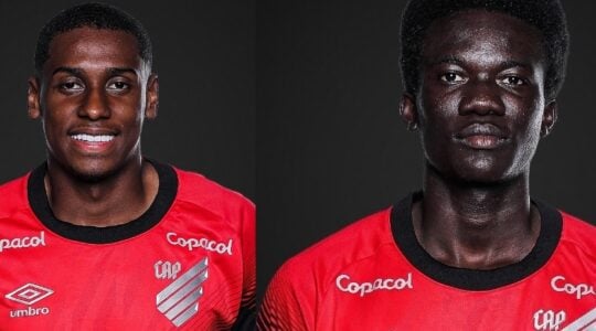 Vitinho e Gael, do sub-20 do Athletico Paranaense