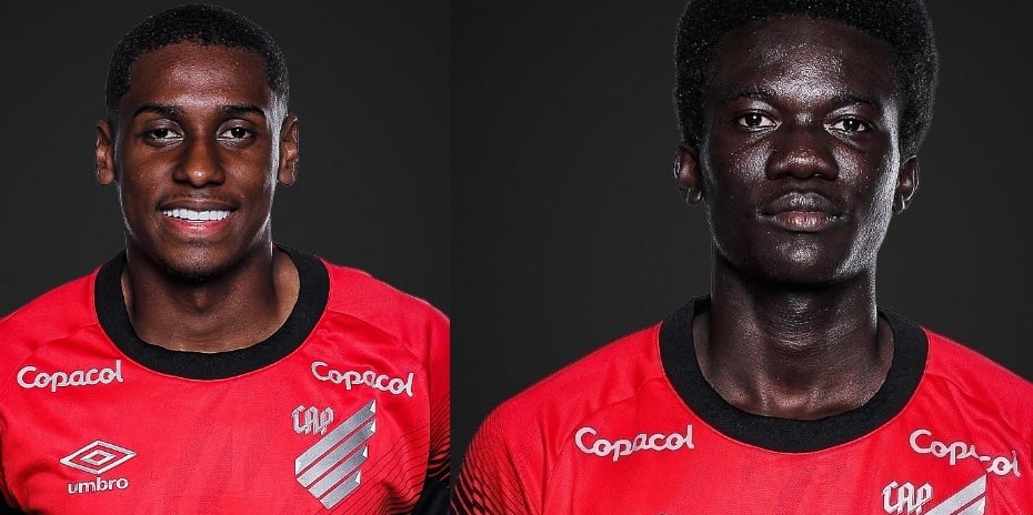 Vitinho e Gael, do sub-20 do Athletico Paranaense