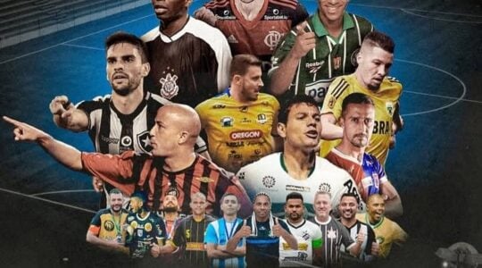 Jogo em Fazenda Rio Grande: inauguração com ídolos dos grandes clubes