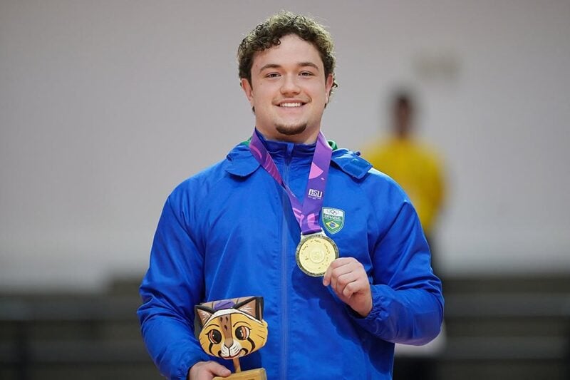 Atleta curitibano Gustavo Milano conquista a medalha de ouro no judô nos Jogos Pan-Americanos Júnior