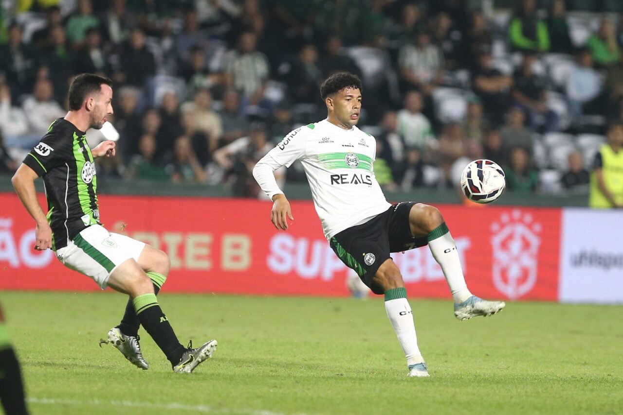 O volante Filipe Machado, do Coritiba
