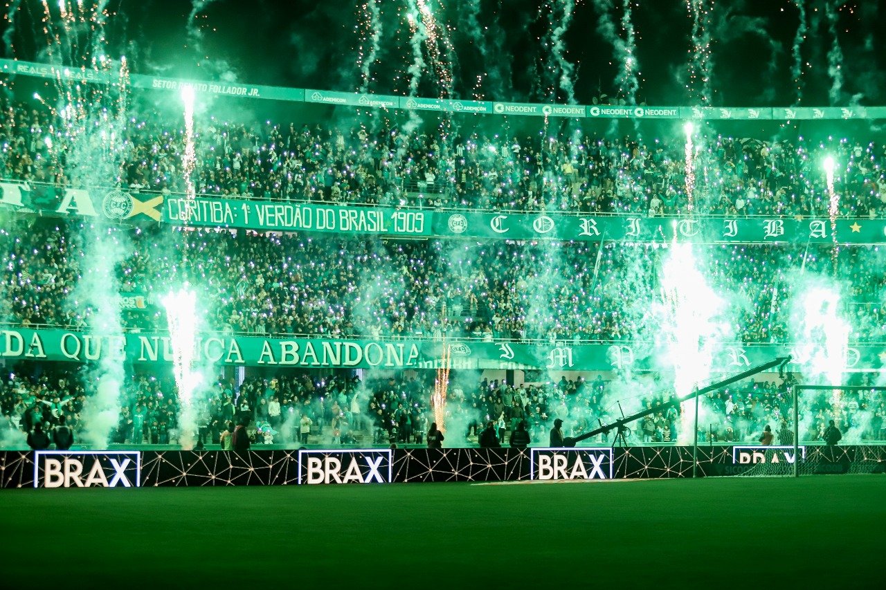 Torcida do Coritiba no Couto Pereira: média de público
