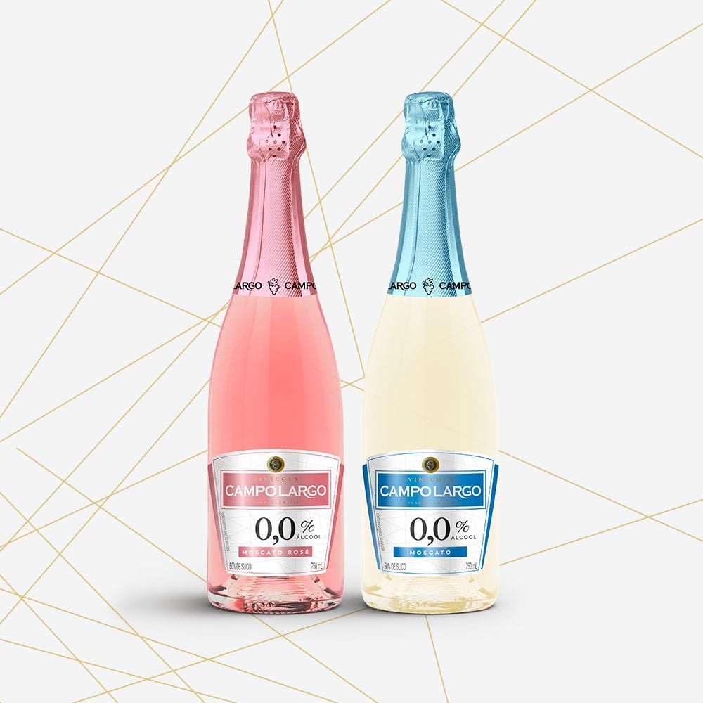 Lançamentos espumantes sem álcool