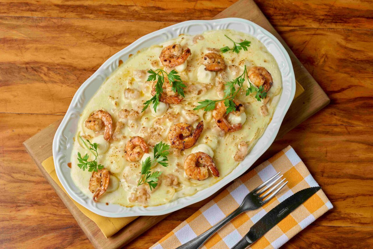 Linguini com Caramarões – Foto Marcelo Bruzzi
